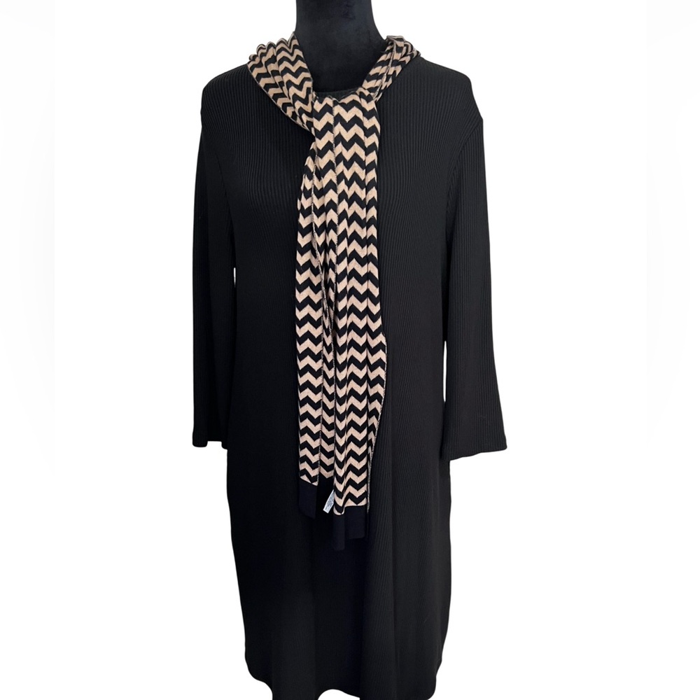 Talbots Chevron Knit Sweater Scarf
